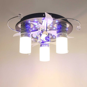 Люстра світлодіодна космос Sirius N 8312-3 (BK+CR)