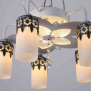 Люстра світлодіодна космос Sirius N 8546-4+4 (WT+CR)