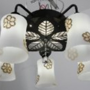 Люстра світлодіодна космос Sirius N 8551-5+6 (BK+CR)