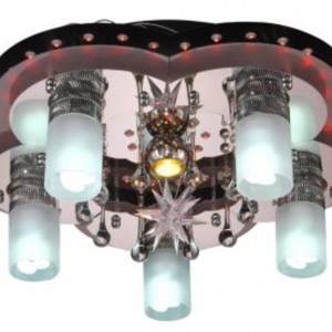 Люстра світлодіодна космос Sirius N 8255-5+1 (ВК+СR)