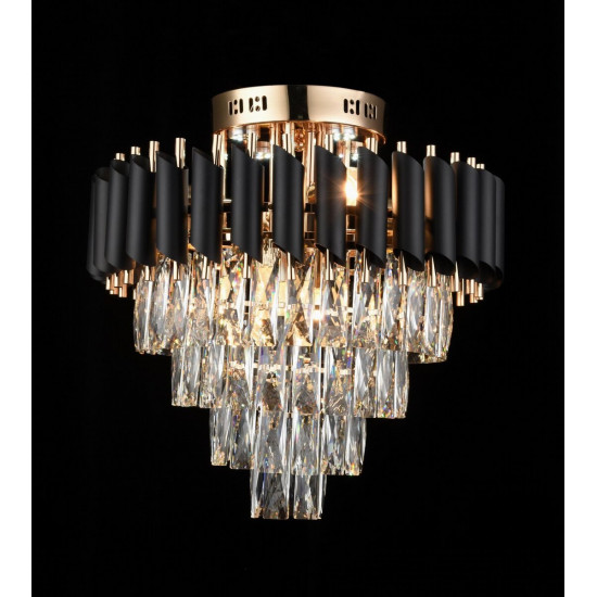 Люстра кришталева Sirius B E1772/6+4 зі світлодіодним підсвічуванням на 6 лампочок  фото № 2