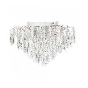 Люстра кришталева Sirius XE4039/7-600 (WH+GOLD) PN-LED Люстра кришталева Sirius XE4039/7-600 (WH+GOLD) PN-LED