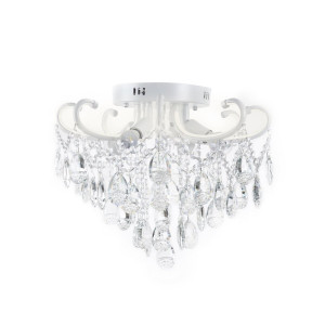 Люстра кришталева Sirius XE4073/4-460 (WH+CR+LED) Люстра кришталева Sirius XE4073/4-460 (WH+CR+LED)