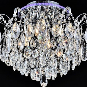 Люстра кришталева Sirius XE4018/6-600 (CR+RGB) Люстра кришталева Sirius XE4018/6-600 (CR+RGB)