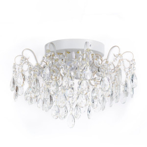 Люстра кришталева Sirius XE4028/6-500 (WH+GOLD PN) Люстра кришталева Sirius XE4028/6-500 (WH+GOLD PN)