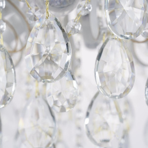 Люстра кришталева Sirius XE4028/6-500 (WH+GOLD PN) Люстра кришталева Sirius XE4028/6-500 (WH+GOLD PN)