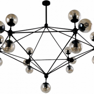 Люстра Sirius YG 16640-19P в стилі лофт на 19 плафонів