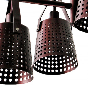 Люстра Sirius Д ТС1823-4 в стилі лофт на 4 плафони