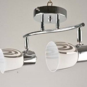 Люстра Sirius Л 7426/2 в стилі лофт з поворотним механізмом на 2 плафони