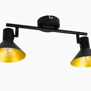 Люстра Sirius Ш 51812 B/2 в стилі лофт з поворотним механізмом на 2 плафони