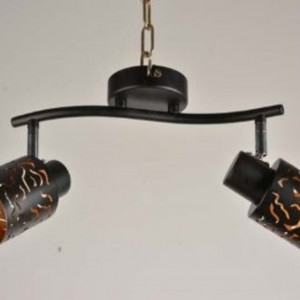 Люстра Sirius Л 1423/2 в стилі лофт з поворотним механізмом на 2 плафони