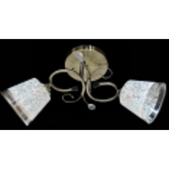 Люстра стельова Sirius Ю 9239/2 на 2 плафона  фото № 2