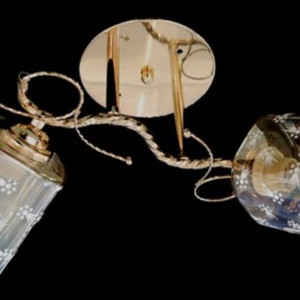 Люстра стельова Sirius Ю 9248/2С на 2 плафона