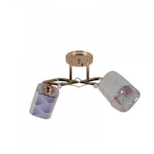 Люстра стельова Sirius Ю 7239/2А на 2 плафона