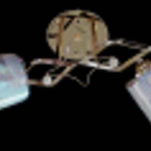 Люстра стельова Sirius Ю 7239/2А на 2 плафона