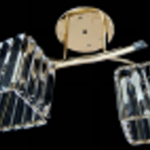 Люстра стельова Sirius Ю 9351А/2 на 2 плафона