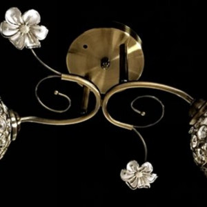 Люстра стельова Sirius Ю 6229/2 на 2 плафона