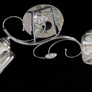 Люстра стельова Sirius Ю 7272/2В на 2 плафона