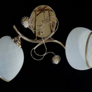 Люстра стельова Sirius Ю 7274/2А на 2 плафона