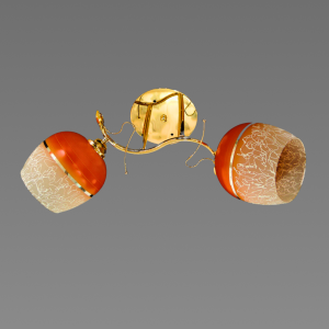 Люстра стельова Sirius Ю 9511A/2 на 2 плафона