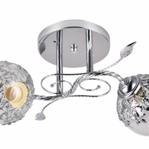 Люстра декоративна Sirius Ю 9162/2 CR на 2 плафони