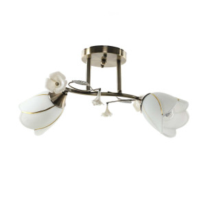 Люстра стельова Sirius B N2570/2 AB на 2 плафони