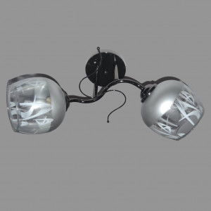 Люстра стельова Sirius Ю 9534/2 на 2 плафона