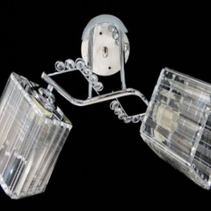 Люстра стельова Sirius Ю 7301С/2 на 2 плафона