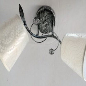 Люстра стельова Sirius Ю 7353С/2 на 2 плафона