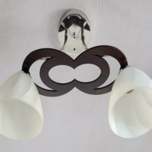 Люстра стельова Sirius Ю 7376В/2 на 2 плафона