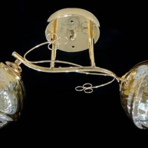 Люстра стельова Sirius Ю 9647A/2 на 2 плафона