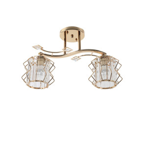 Люстра стельова Sirius Ю 7382A/2 на 2 плафона