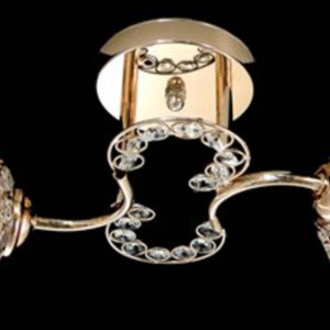 Люстра стельова Sirius Ю 7394A/2 на 2 плафона