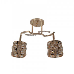 Люстра стельова Sirius Ю 7399A/2 на 2 плафона