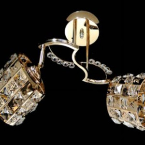 Люстра стельова Sirius Ю 7399A/2 на 2 плафона