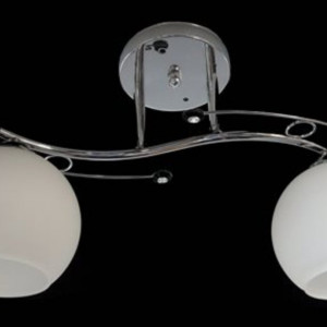 Люстра стельова Sirius Ю 7401B/2 на 2 плафона