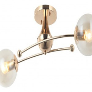 Люстра стельова Sirius Ю 9738А/2 на 2 плафона