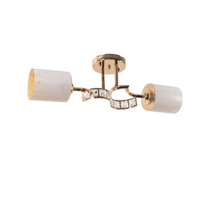 Люстра стельова Sirius Ю 9596А/2 на 2 плафона