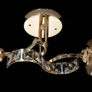 Люстра стельова Sirius Ю 9596А/2 на 2 плафона