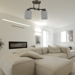 Люстра стельова Sirius LM 3072-2 на 2 плафона