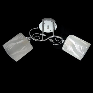 Люстра стельова Ю 9621В/2 на 2 плафони