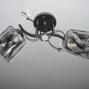 Люстра стельова Sirius Ю 9622/2 на 2 плафони