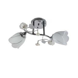 Люстра стельова Sirius B N2570/2 CR на 2 плафони