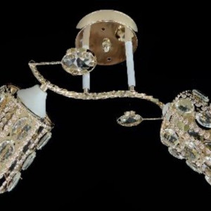 Люстра Sirius Ю 9802A/2 (на 2 плафони) FG+WHI