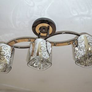 Люстра стельова Sirius Ю 9378/3 на 3 плафона