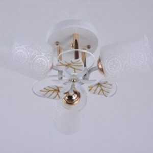 Люстра Sirius Л 7004/3 (на 3 плафони) WT+FG