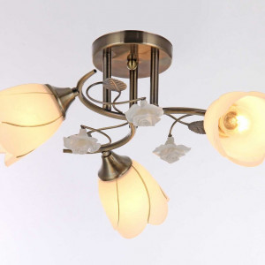 Люстра стельова Sirius B N2570/3 AB на 3 плафони