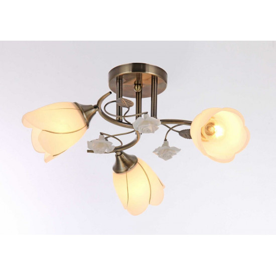 Люстра стельова Sirius B N2570/3 AB на 3 плафони  фото № 2