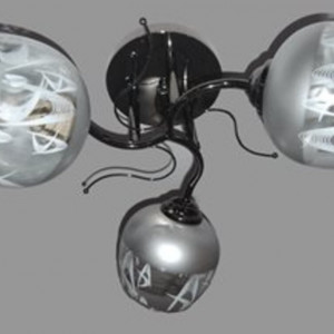 Люстра стельова Sirius Ю 9534/3 на 3 плафона