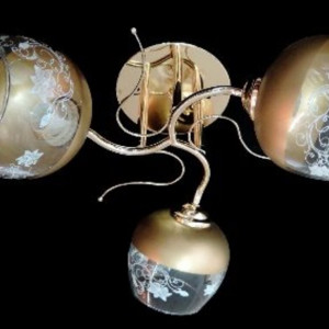 Люстра стельова Sirius Ю 9534А/3 на 3 плафона